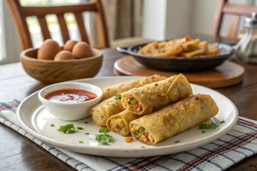 Calories in vegetable egg roll