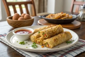 Homemade Vegetable Egg Rolls Recipe - Crispy And Delicious