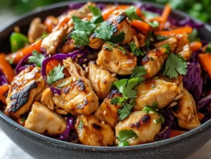 Healthy Chicken Egg Roll in a Bowl