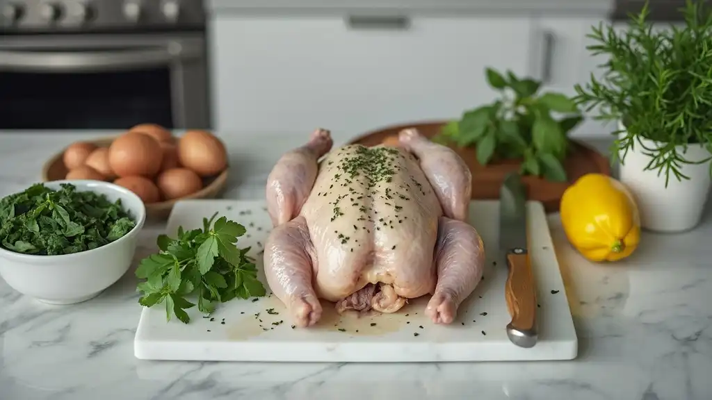 Big piece of chicken roasted to perfection, how to cook a big piece of chicken?