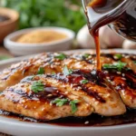 How to Cook Panda Express Teriyaki Chicken: 6 Pro Tips for Success 11 Grilled teriyaki chicken breast with a glossy sauce drizzle and sesame seeds.