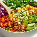 How to Make the Best Corn and Avocado Salsa Recipe in Minutes 6 Fresh ingredients for corn and avocado salsa: corn, avocado, red onion, cilantro.