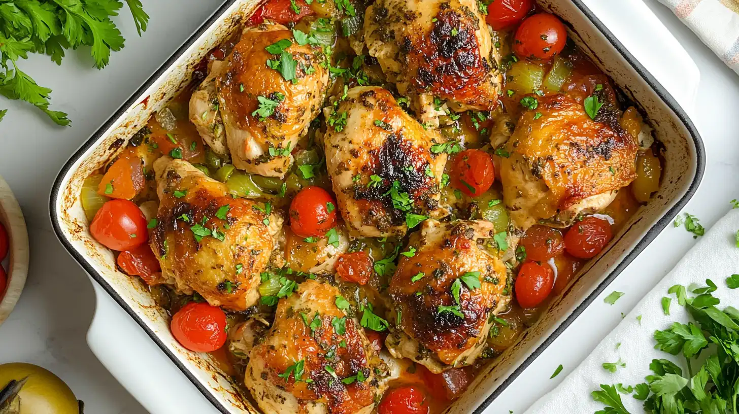 How do I add flavour to bland chicken casserole with fresh herbs.