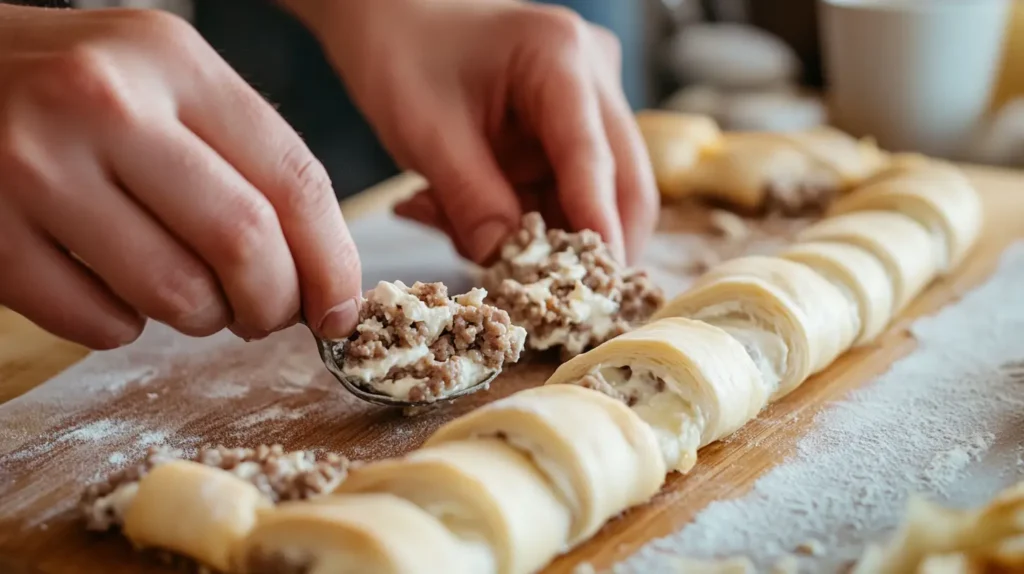 How to Make Irresistible Sausage Cream Cheese Crescent Rolls 2