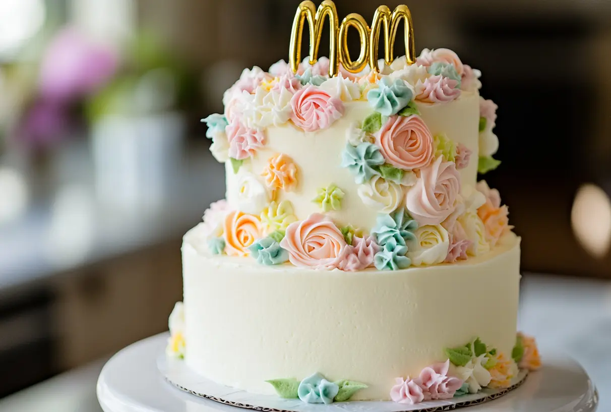 Elizabeth single mom birthday cake recipe idea, showing a loving and supportive environment.