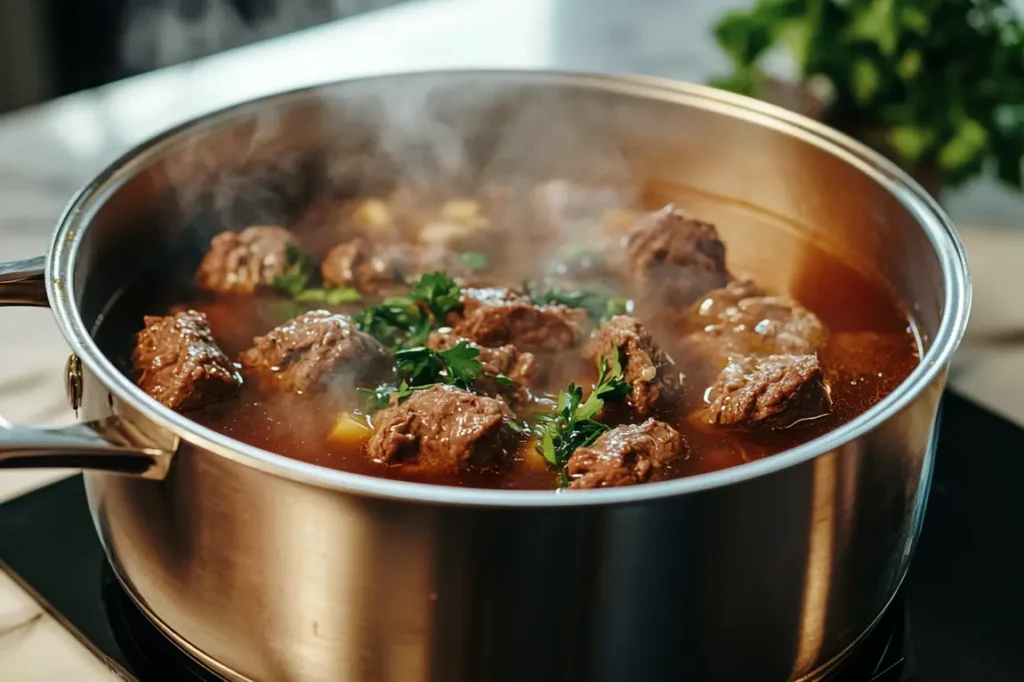 Beef Bone Broth in a Simmering Pot – Is broth ok on a carnivore diet?