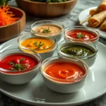 Best Egg Roll Dipping Sauces: Simple and Savory 11 Assortment of simple and savory dipping sauces for egg rolls.