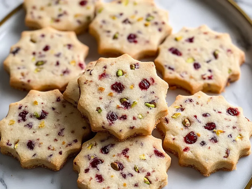 4 Secret Ingredients for the Best Cranberry Pistachio Shortbread Cookies 5