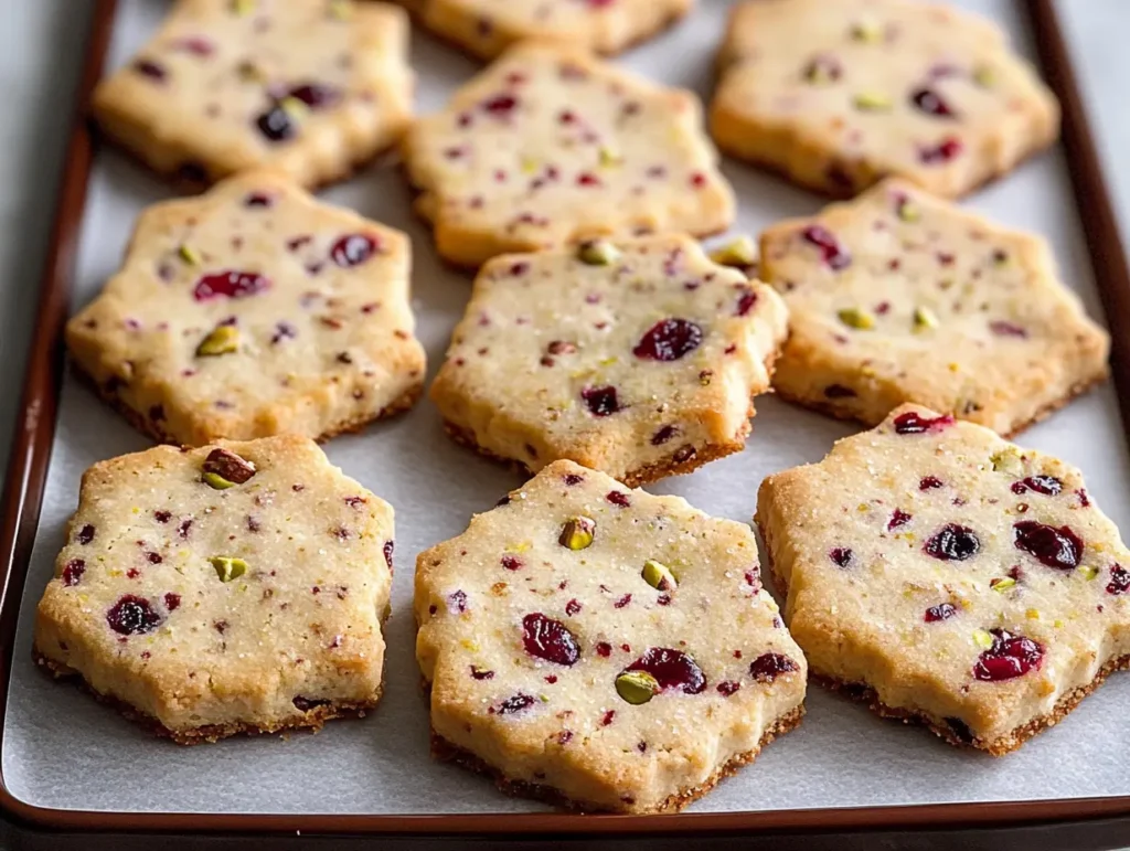 4 Secret Ingredients for the Best Cranberry Pistachio Shortbread Cookies 6