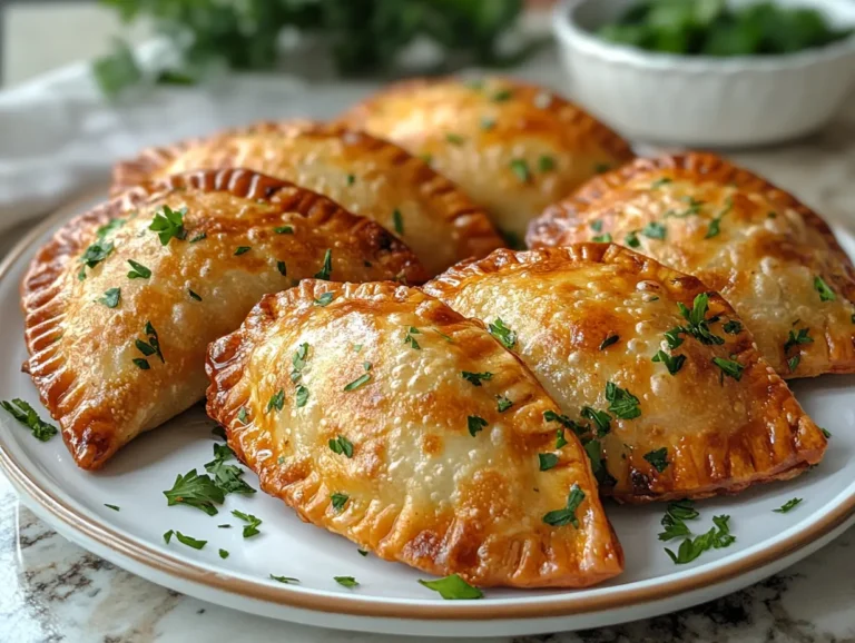 Empanadas made with egg roll wrappers, ready to eat.