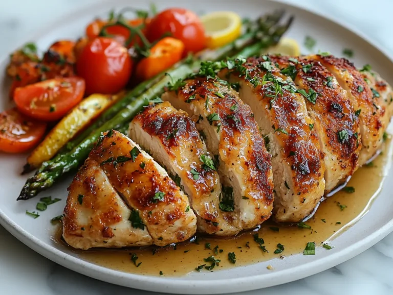 A slice of air fried stuffed chicken breast.