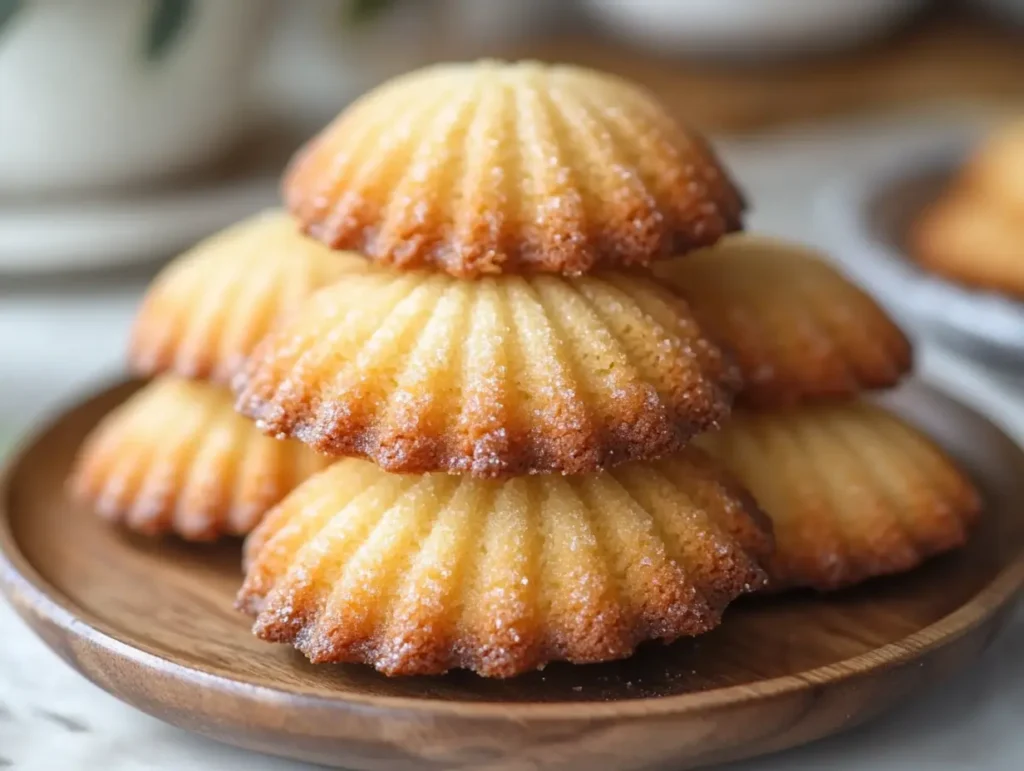 Freshly Baked Creamy Madeleines