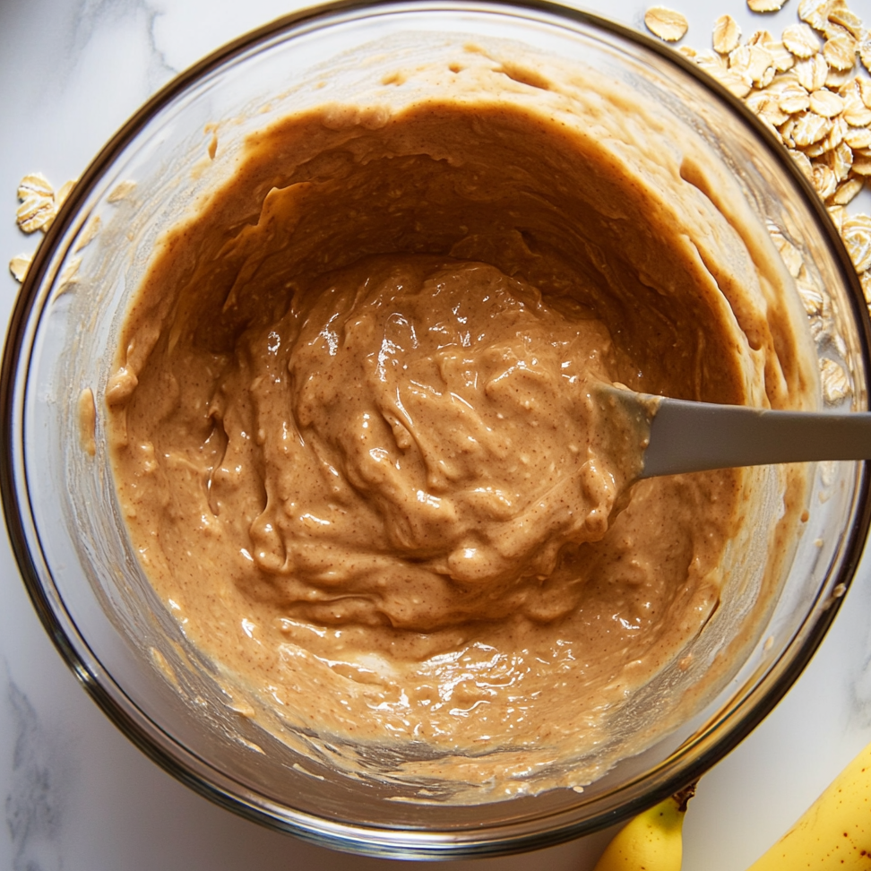 How to Make Banana Oatmeal Bars Step-by-Step: 4-Ingredient Banana Oatmeal Peanut Butter Bars: Easy & Healthy