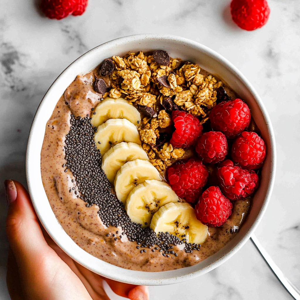 Greek Yogurt Protein Bowl Quick Chocolate Peanut Butter Bliss 3 - Greek Yogurt Protein Bowl: Quick Chocolate Peanut Butter Bliss