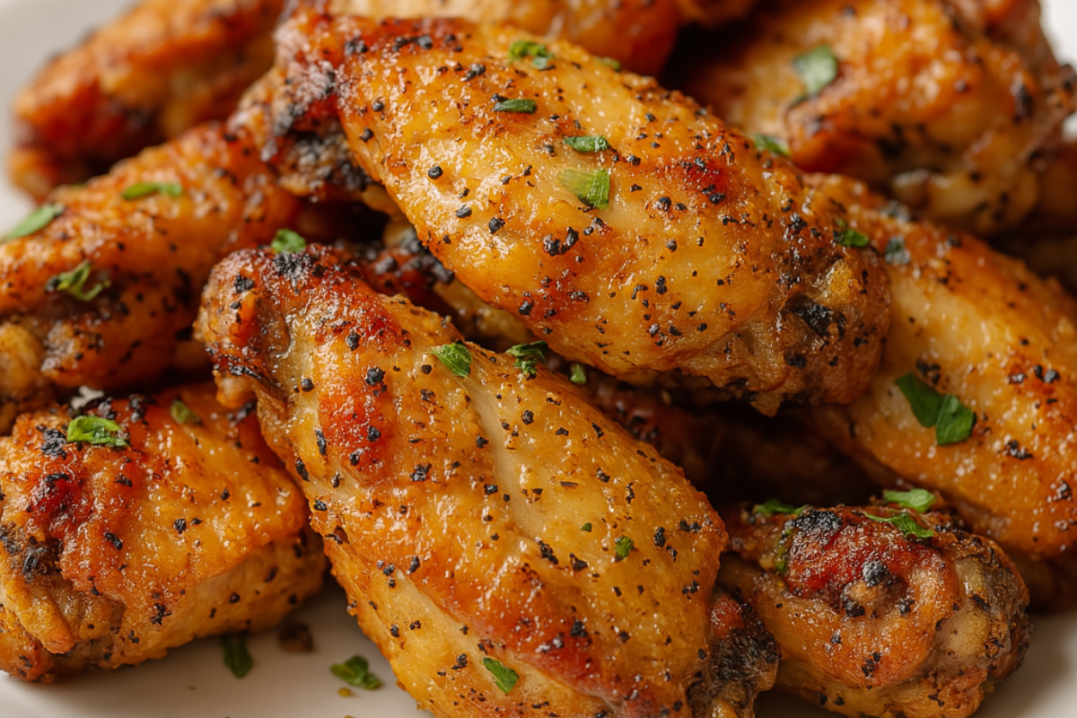 Delicious salt pepper chicken wings
