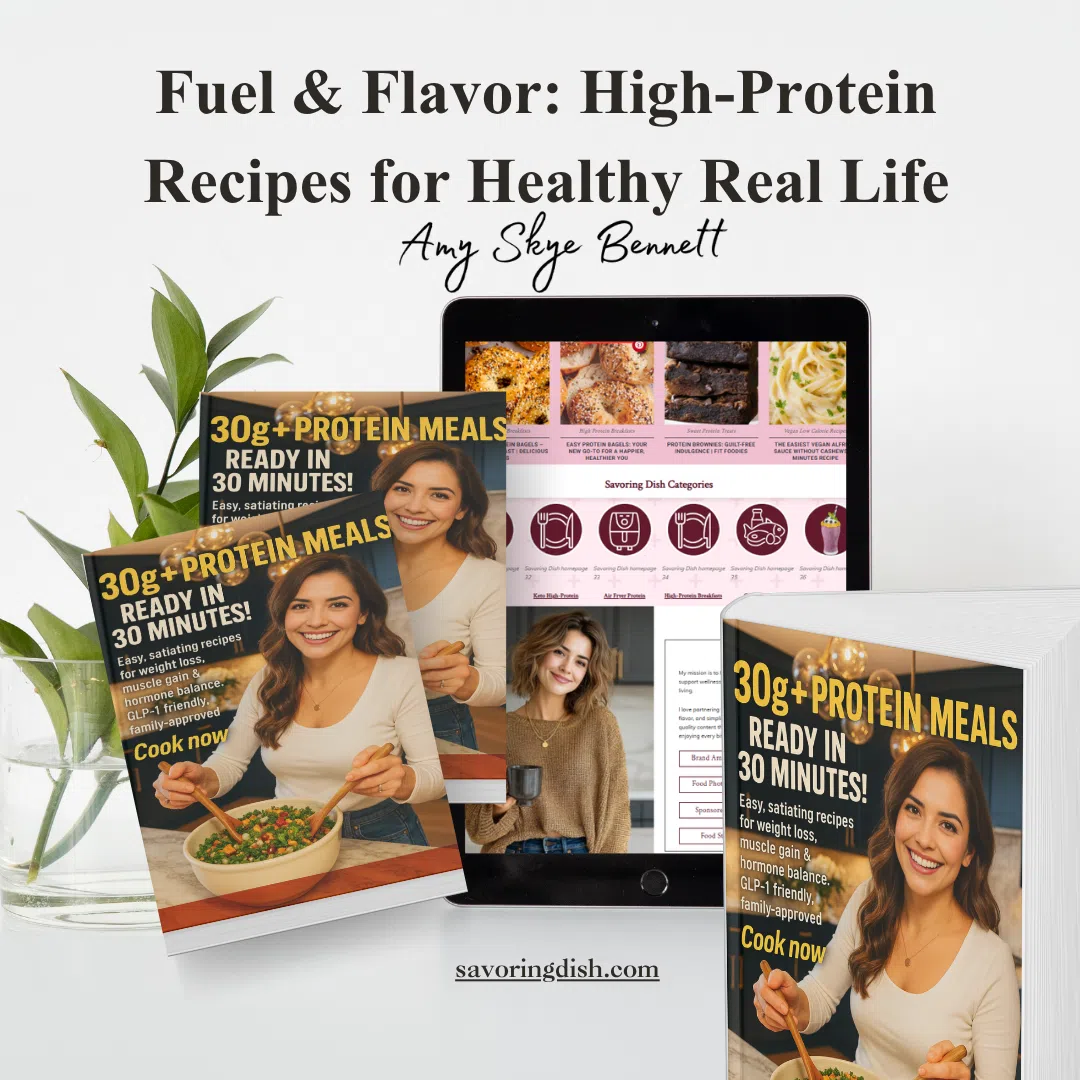 Sales Page 1 30g+ Protein Meals Ready in 30 Minutes – cookbook cover